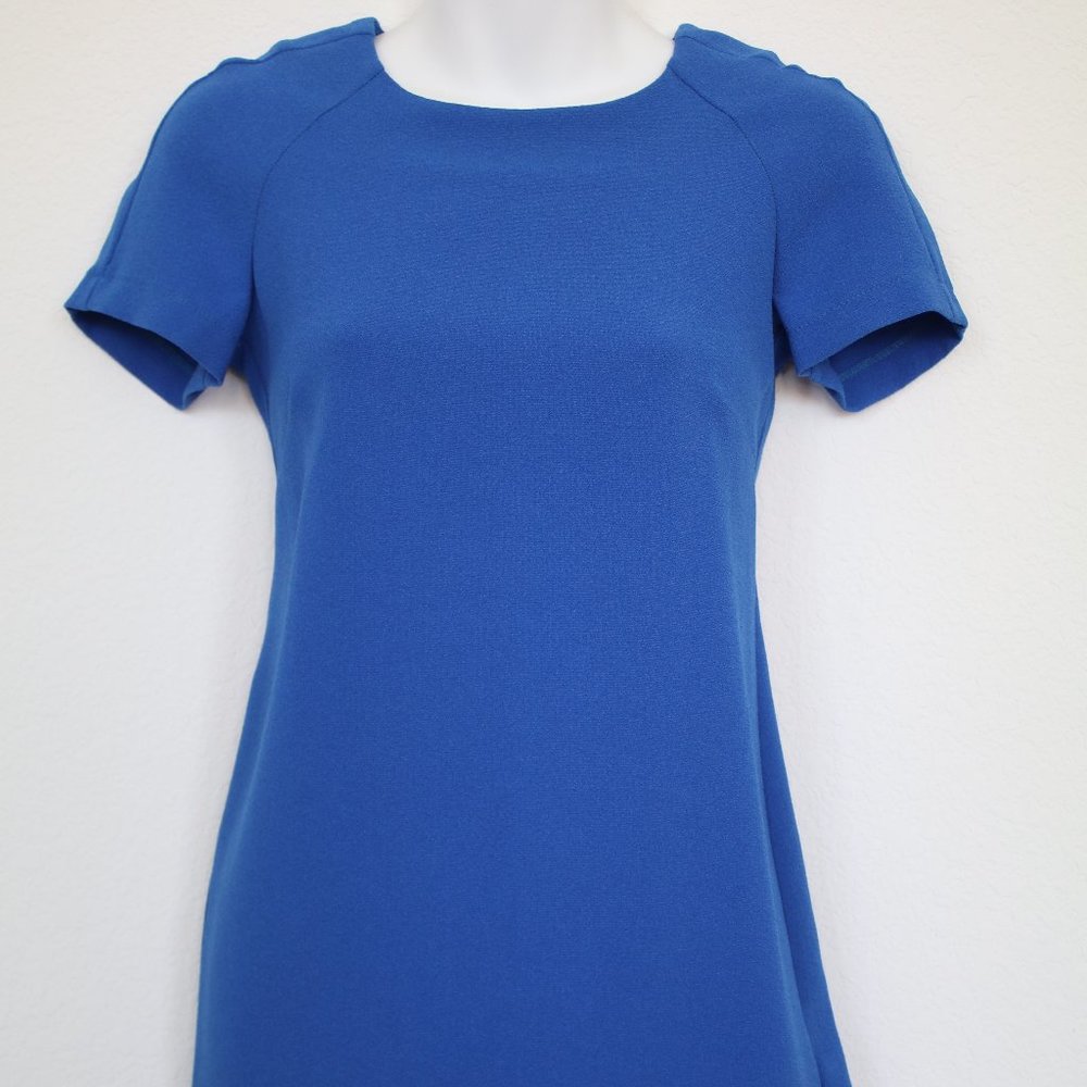 TOPSHOP High Low Blouse Top / Mini Dress Short Sleeve - 2 Petite